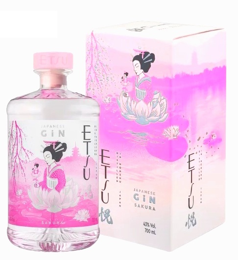 Etsu Sakura Gin 43% pdd.