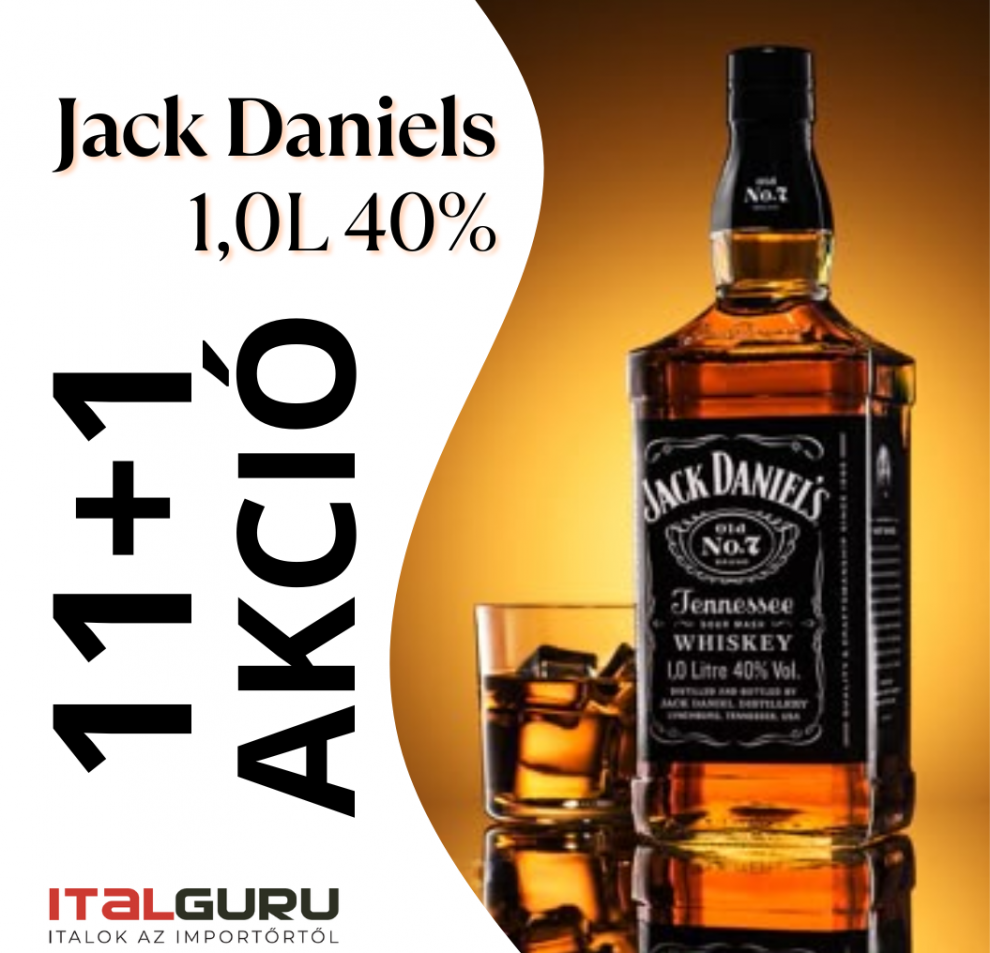 11055 Jack Daniels 1,0 40% 11+1 AKCIÓS CSOMAG - Image 1