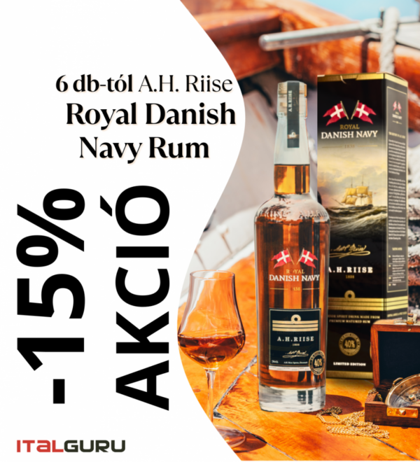 A.H.Riise Royal Danish Navy Rum 0,7 40% pdd.