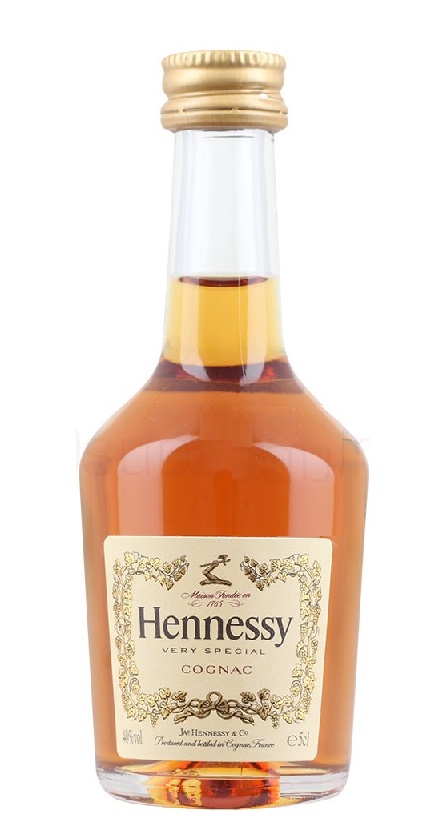 4499 Hennessy VS mini 1 TÁLCA (12 db * 0,05) 40% - Image 1
