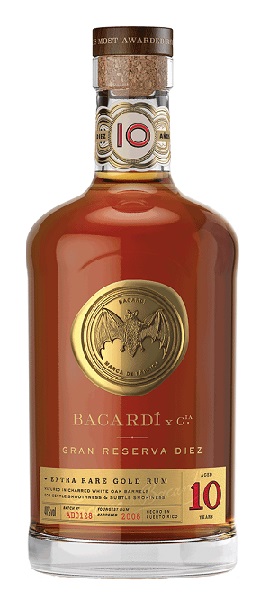 6096 Bacardi 10 years Gran Reserva 0,7L 40% - Image 1