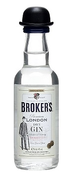 Brokers 40 Gin mini 1 KARTON (10 * 0,05)  40%