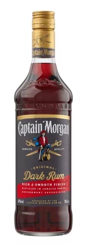 Captain Morgan Dark rum 0,7l 40% . Black Label
