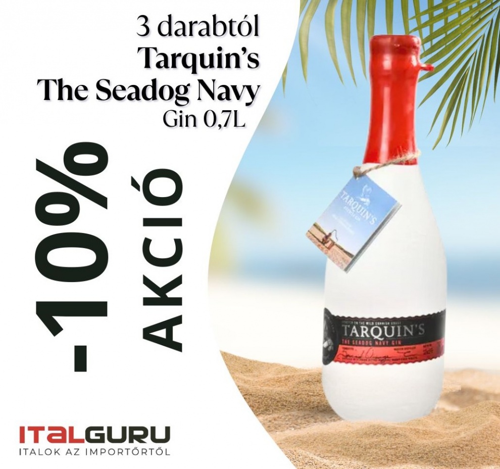 10750 Tarquins The Seadog Navy gin 0,7 57% - Image 1