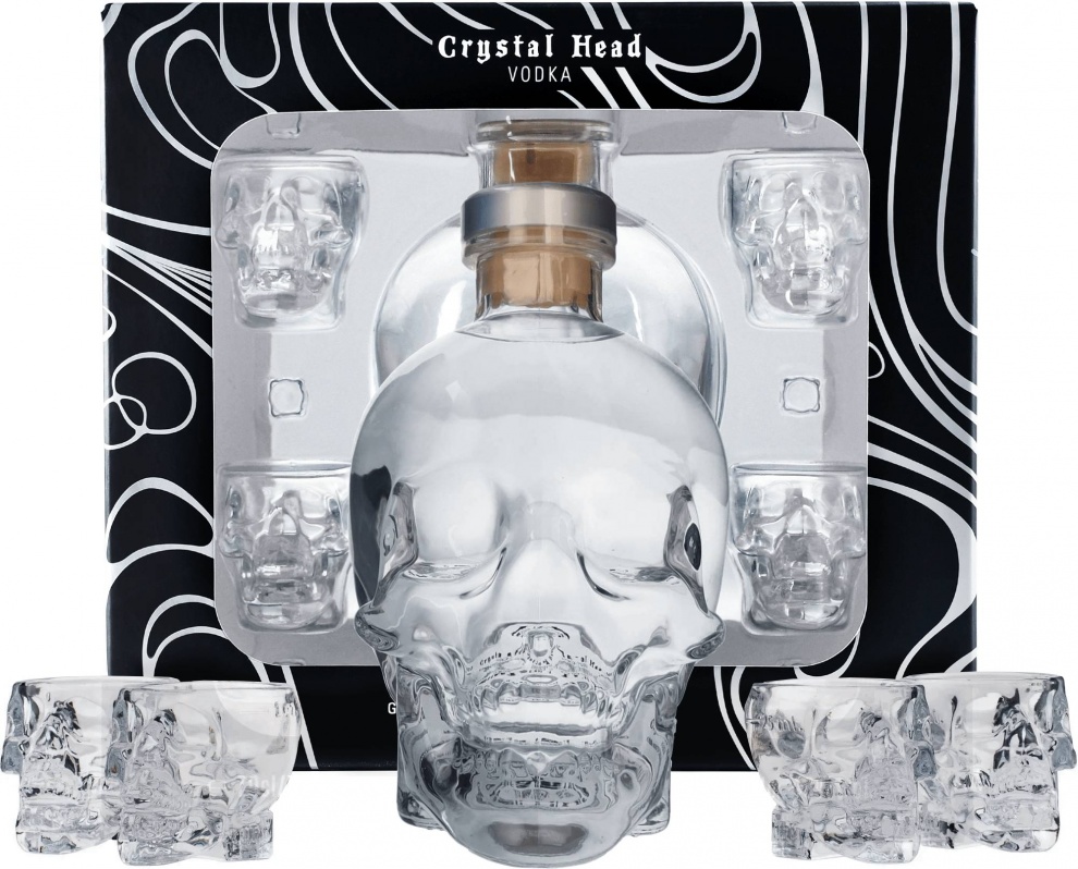 10848 Crystal Head vodka 0,7 40% + 4 pohár pdd. - Image 1