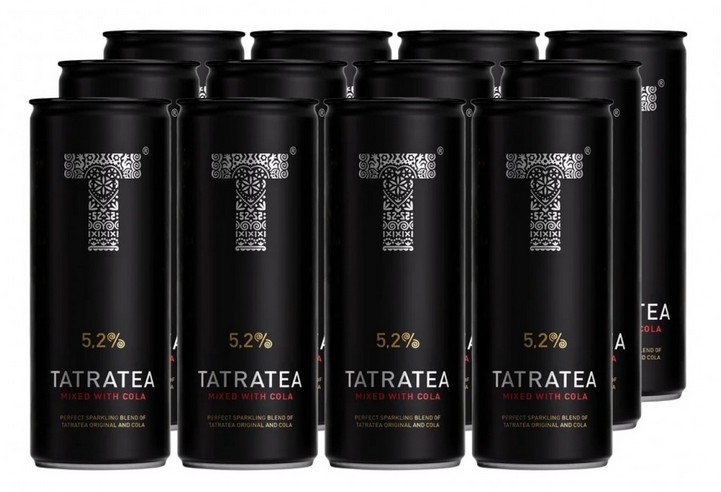 11180 Tatratea & COLA -fekete- 12*0,25L 5,2% TÁLCA - Image 1