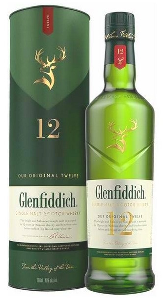 9827 Glenfiddich 12 years 0,7 40% dd. - Image 1