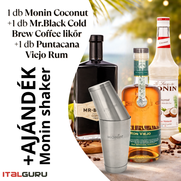 Coco Rummie CSOMAG (Mr.Black + Monin + Puntacana)