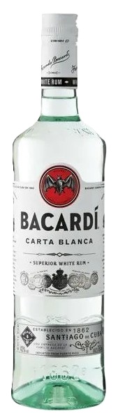 Bacardi Carta Blanca 0,7 37,5%
