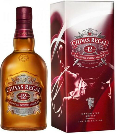 Chivas Regal 12 y. Manchester United edt.
