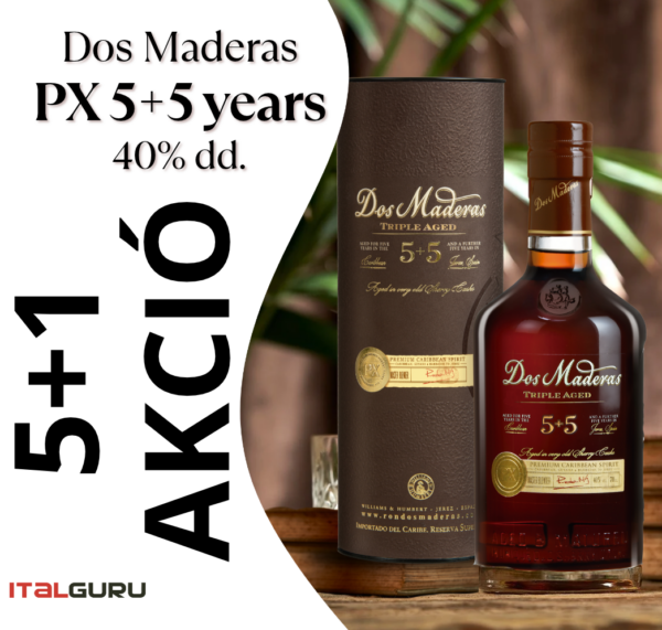 Dos Maderas PX 5+5 years 40% dd. 5 + 1 CSOMAG