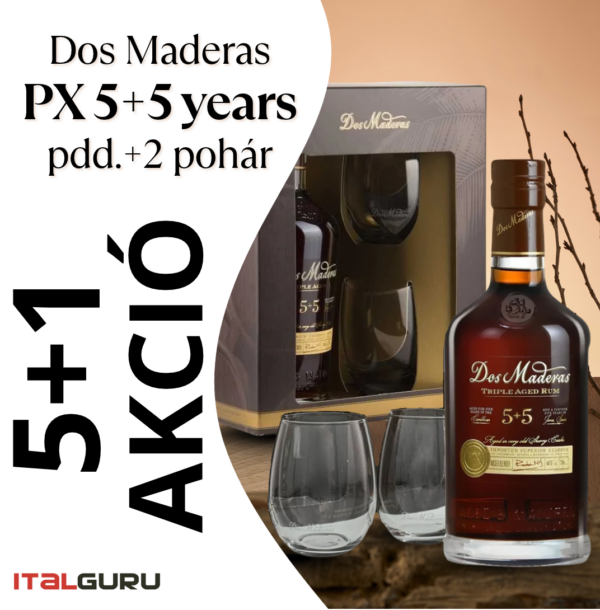 Dos Maderas P.X. 5+5 pdd.+2 pohár  5 + 1 CSOMAG